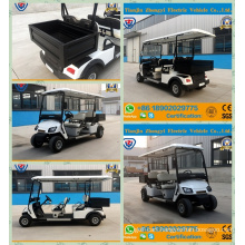 Ce Approved off Road Mini 4 Seats Electric Golf Buggy with Cargo Box